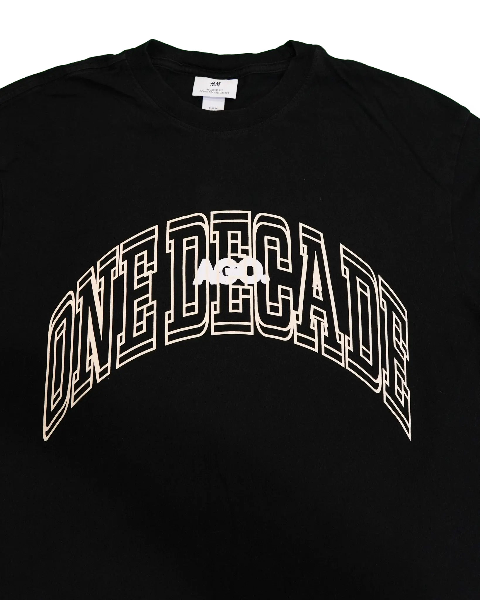 H&M T-Shirt Black thumbnail 2