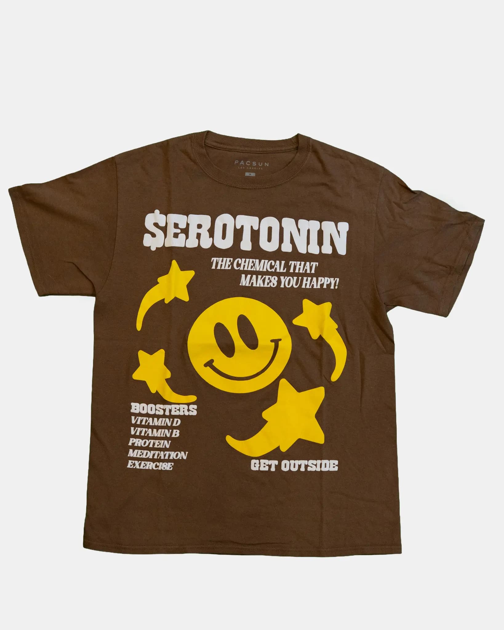 Pacsun T-Shirt Brown